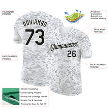 Load image into Gallery viewer, Custom Camo Black-White 3D Arctic Camouflage Performance T-Shirt