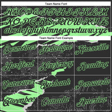 Load image into Gallery viewer, Custom Stitched Black Pea Green 3D Pattern Design Torn Paper Style Sports Pullover Sweatshirt Hoodie