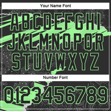 Load image into Gallery viewer, Custom Stitched Black Pea Green 3D Pattern Design Torn Paper Style Sports Pullover Sweatshirt Hoodie