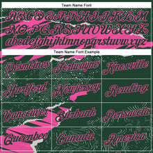 Load image into Gallery viewer, Custom Stitched Green Pink 3D Pattern Design Torn Paper Style Sports Pullover Sweatshirt Hoodie