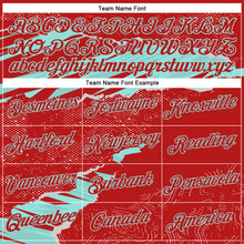 Load image into Gallery viewer, Custom Stitched Red Ice Blue 3D Pattern Design Torn Paper Style Sports Pullover Sweatshirt Hoodie