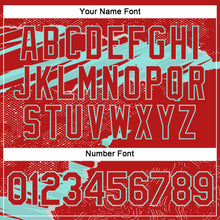 Load image into Gallery viewer, Custom Stitched Red Ice Blue 3D Pattern Design Torn Paper Style Sports Pullover Sweatshirt Hoodie