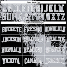 Load image into Gallery viewer, Custom Stitched Black Gray-White 3D Pattern Design Abstract Brush Stroke Sports Pullover Sweatshirt Hoodie