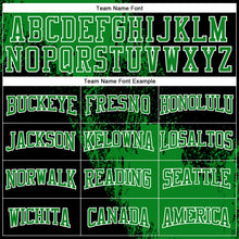 Load image into Gallery viewer, Custom Stitched Black Grass Green-White 3D Pattern Design Abstract Brush Stroke Sports Pullover Sweatshirt Hoodie