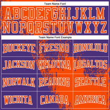 Load image into Gallery viewer, Custom Stitched Purple Orange-White 3D Pattern Design Abstract Brush Stroke Sports Pullover Sweatshirt Hoodie