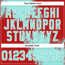 Load image into Gallery viewer, Custom Stitched Red Ice Blue-White 3D Pattern Design Abstract Brush Stroke Sports Pullover Sweatshirt Hoodie