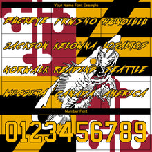 Load image into Gallery viewer, Custom Gold Black-Red 3D Maryland Flag And Fish Hook Skull Fishing Sports Pullover Sweatshirt Hoodie