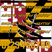 Load image into Gallery viewer, Custom Gold Black-Red 3D Maryland Flag And Fish Hook Fishing Sports Pullover Sweatshirt Hoodie