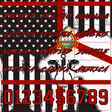 Load image into Gallery viewer, Custom Black Red-White 3D American Flag And Fish Hook Fishing Sports Pullover Sweatshirt Hoodie