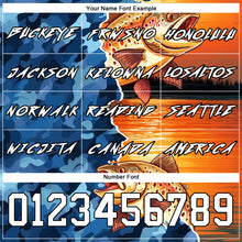 Load image into Gallery viewer, Custom Bay Orange Camo-Black 3D Trout Fish Fishing Sports Pullover Sweatshirt Hoodie