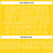 Load image into Gallery viewer, Custom Stitched Gold White 3D Pattern Design Color Blocking Stripe Sports Pullover Sweatshirt Hoodie