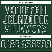 Load image into Gallery viewer, Custom Stitched Green White 3D Pattern Design Color Blocking Stripe Sports Pullover Sweatshirt Hoodie