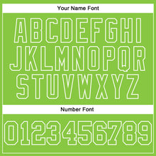 Load image into Gallery viewer, Custom Stitched Neon Green White 3D Pattern Design Color Blocking Stripe Sports Pullover Sweatshirt Hoodie