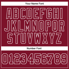 Load image into Gallery viewer, Custom Stitched Crimson White 3D Pattern Design Contrast Color Stripe Sports Pullover Sweatshirt Hoodie