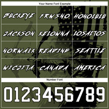 Load image into Gallery viewer, Custom Olive White-Black 3D American Flag And Bow Hunter Hunting Sports Pullover Sweatshirt Hoodie