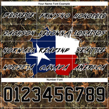 Load image into Gallery viewer, Custom Camo Black-White 3D Texas Flag And Hunting Sports Pullover Sweatshirt Hoodie