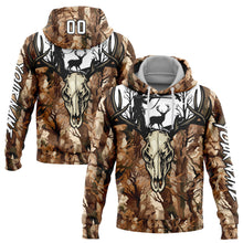Load image into Gallery viewer, Custom Camo White-Black 3D Gun Hunter Deer Hunting Sports Pullover Sweatshirt Hoodie
