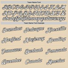 Load image into Gallery viewer, Custom Stitched City Cream White-Black 3D Pattern Design Evil Eyes Sports Pullover Sweatshirt Hoodie