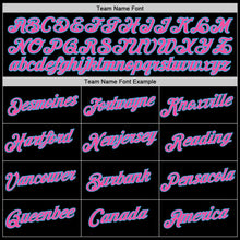 Load image into Gallery viewer, Custom Stitched Black Pink-Sky Blue 3D Pattern Design Evil Eyes Sports Pullover Sweatshirt Hoodie