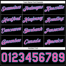 Load image into Gallery viewer, Custom Stitched Black Pink-Sky Blue 3D Pattern Design Evil Eyes Sports Pullover Sweatshirt Hoodie