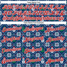 Load image into Gallery viewer, Custom Stitched Royal Red-White 3D Christmas Sports Pullover Sweatshirt Hoodie
