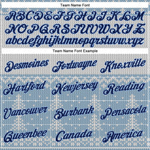 Load image into Gallery viewer, Custom Stitched White Navy-Light Blue 3D Christmas Sports Pullover Sweatshirt Hoodie