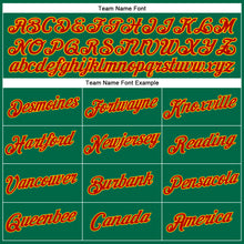 Load image into Gallery viewer, Custom Stitched Kelly Green Red-Gold 3D Christmas Sports Pullover Sweatshirt Hoodie