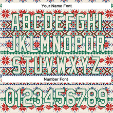 Load image into Gallery viewer, Custom Stitched Cream Red-White 3D Christmas Sports Pullover Sweatshirt Hoodie