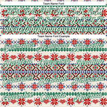 Load image into Gallery viewer, Custom Stitched Cream Red-White 3D Christmas Sports Pullover Sweatshirt Hoodie