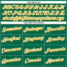 Load image into Gallery viewer, Custom Stitched Kelly Green Cream-Gold 3D Christmas Sports Pullover Sweatshirt Hoodie