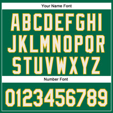 Load image into Gallery viewer, Custom Stitched Kelly Green Cream-Gold 3D Christmas Sports Pullover Sweatshirt Hoodie