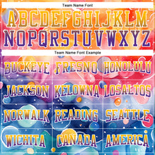 Load image into Gallery viewer, Custom Stitched Gold Purple-Royal Fade 3D Pattern Design Colorful Bubbles Sports Pullover Sweatshirt Hoodie