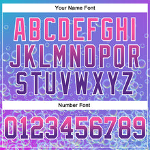 Load image into Gallery viewer, Custom Stitched Purple Pink-White Fade 3D Pattern Design Colorful Bubbles Sports Pullover Sweatshirt Hoodie