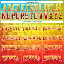 Load image into Gallery viewer, Custom Stitched Gold Red-White 3D Pattern Design Geometric Gradient Square Shapes Sports Pullover Sweatshirt Hoodie