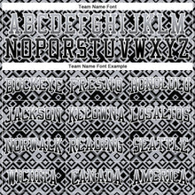 Load image into Gallery viewer, Custom Stitched Gray Black-White 3D Pattern Design Geometric Gradient Square Shapes Sports Pullover Sweatshirt Hoodie