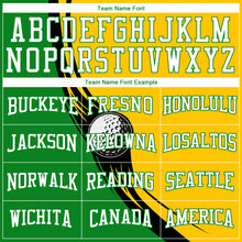 Load image into Gallery viewer, Custom Stitched Yellow White-Grass Green 3D Golf Ball Sports Pullover Sweatshirt Hoodie