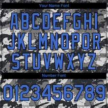 Load image into Gallery viewer, Custom Camo Powder Blue-Black 3D Nicaragua Nicaraguan Flag Sports Pullover Sweatshirt Salute To Service Hoodie