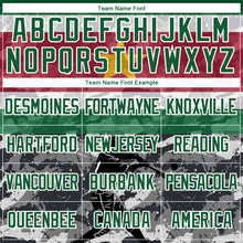 Load image into Gallery viewer, Custom Camo Kelly Green-White 3D Suriname Surinamese Flag Sports Pullover Sweatshirt Salute To Service Hoodie