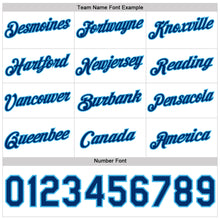 Load image into Gallery viewer, Custom Stitched White US Navy Blue-Sky Blue Christmas 3D Sports Pullover Sweatshirt Hoodie