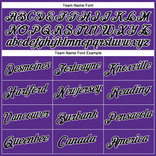 Load image into Gallery viewer, Custom Stitched Purple Black-White Funny Christmas 3D Sports Pullover Sweatshirt Hoodie