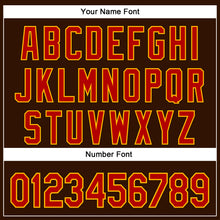 Load image into Gallery viewer, Custom Stitched Brown Red-Gold Funny Christmas 3D Sports Pullover Sweatshirt Hoodie