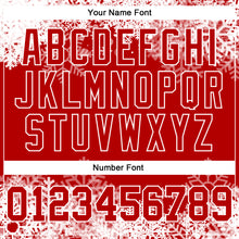 Load image into Gallery viewer, Custom Stitched Red White Christmas Snowflakes 3D Sports Pullover Sweatshirt Hoodie