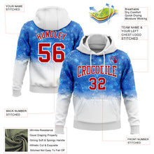 Load image into Gallery viewer, Custom Stitched Royal Red-White Christmas Snowflakes 3D Sports Pullover Sweatshirt Hoodie