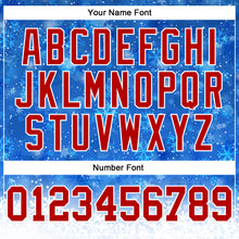 Load image into Gallery viewer, Custom Stitched Royal Red-White Christmas Snowflakes 3D Sports Pullover Sweatshirt Hoodie