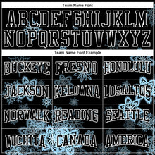 Load image into Gallery viewer, Custom Stitched Black White Christmas Snowflakes 3D Sports Pullover Sweatshirt Hoodie