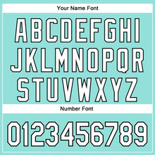 Load image into Gallery viewer, Custom Stitched Ice Blue White-Black 3D Pattern Design Bulldog Sports Pullover Sweatshirt Hoodie