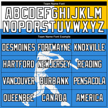 Load image into Gallery viewer, Custom Powder Blue Yellow-Black 3D Argentina Argentinian Flag Sports Pullover Sweatshirt Hoodie