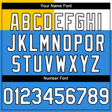 Load image into Gallery viewer, Custom Powder Blue Yellow-Black 3D Argentina Argentinian Flag Sports Pullover Sweatshirt Hoodie