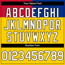 Load image into Gallery viewer, Custom Gold Royal Red-Black 3D Colombia Colombian Flag Sports Pullover Sweatshirt Hoodie