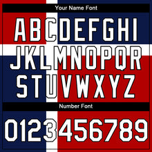 Load image into Gallery viewer, Custom Red US Navy Blue-Black 3D Dominican Republic Dominican Republic Flag Sports Pullover Sweatshirt Hoodie